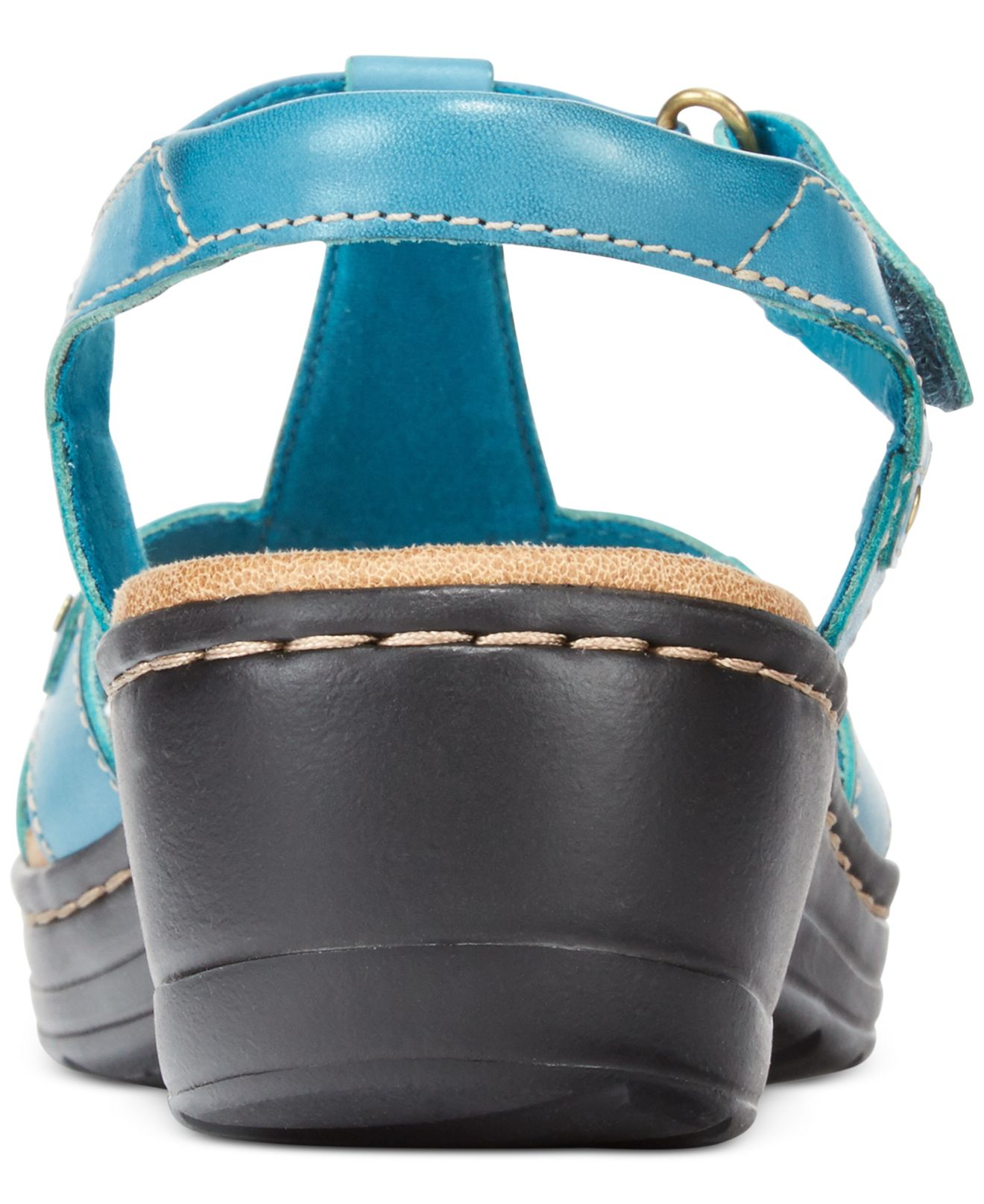 Bolt Fabrikant sammensmeltning Clarks Collection Women'S Hayla Flute Flat Sandals in Blue | Lyst