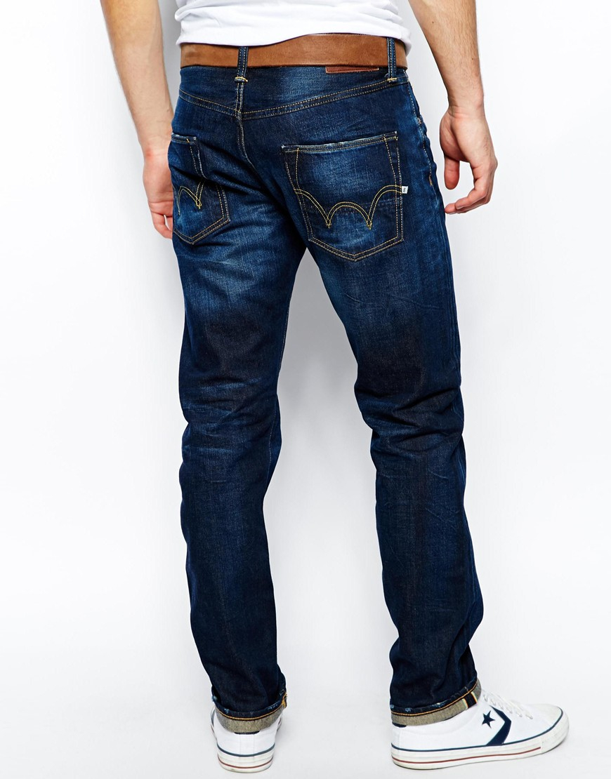 Lyst - Edwin Jeans Ed-55 63 Rainbow Selvage Relaxed Tapered G5 Wash in ...
