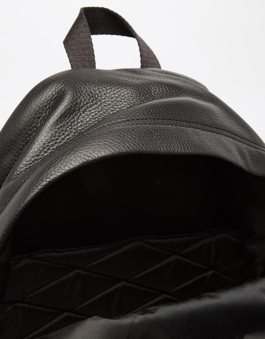 Gezichtsvermogen Overeenkomstig met Lief Eastpak Padded Pak'r Leather Backpack in Black for Men | Lyst