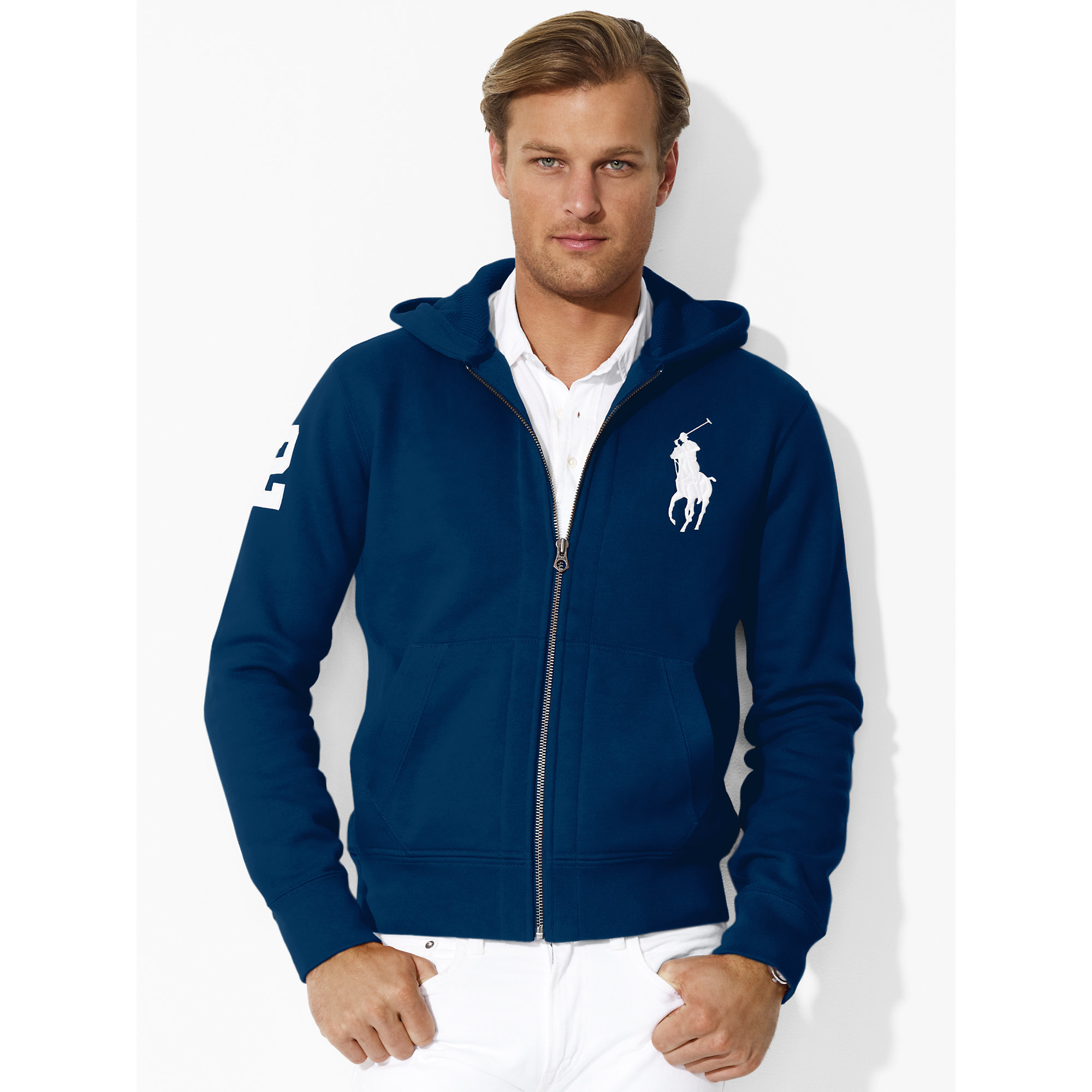 big pony fleece hoodie