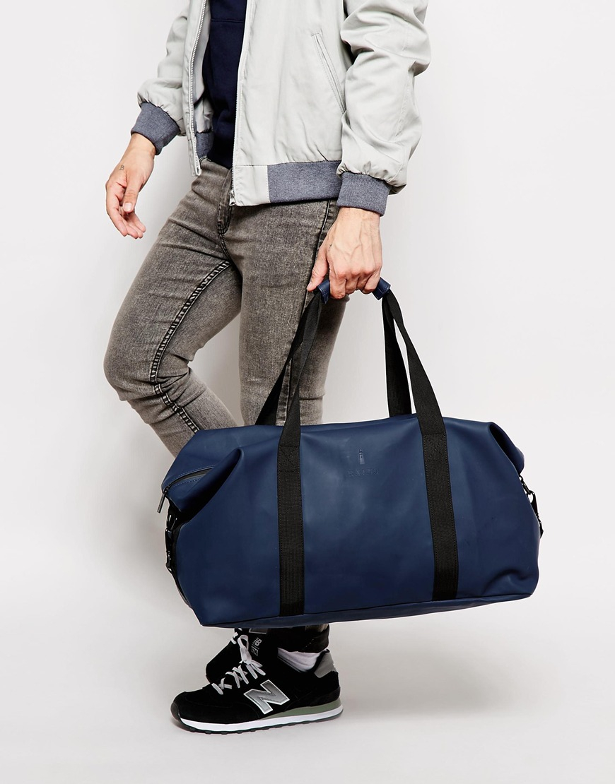 Lyst Rains Holdall In Blue For Men Gallery