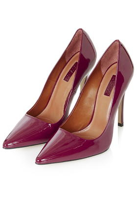 TOPSHOP Gallop Patent Court Shoes in 