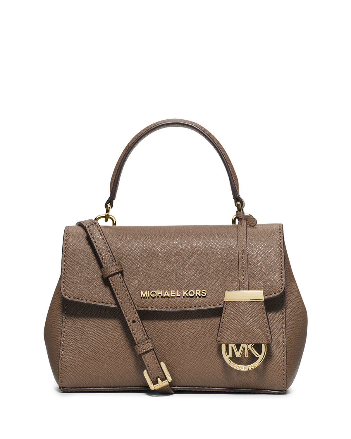 Lyst - Michael Michael Kors Ava Extra-Small Cross-Body Bag in Brown