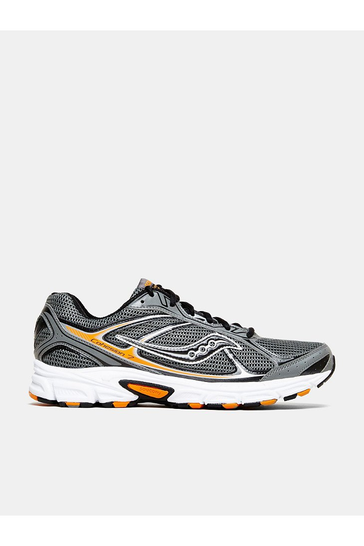 saucony cohesion 7 mens brown