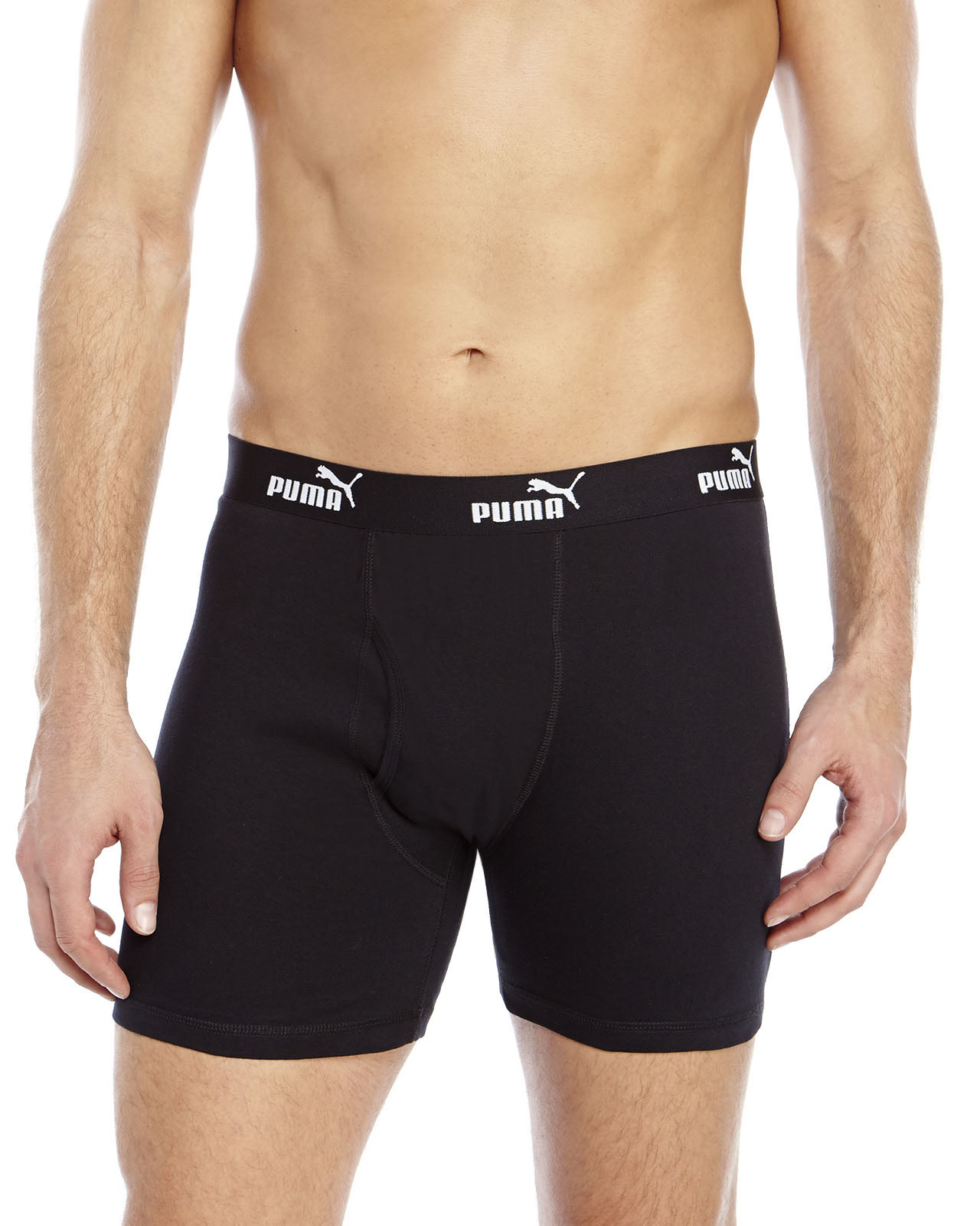 Puma 3Pack Premium Boxer Briefs in Black for Men Lyst