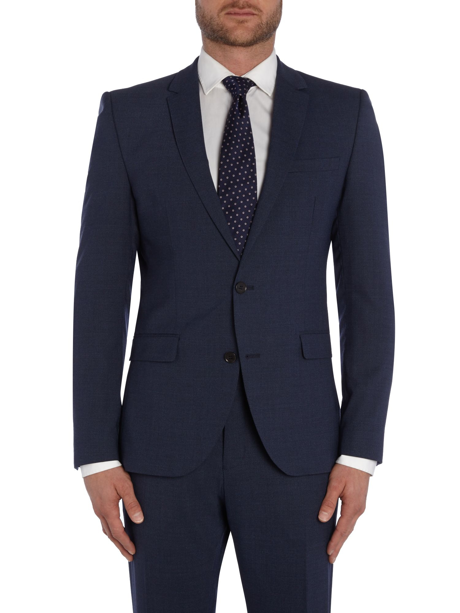 SELECTED Synthetic One Mylo Gib Suit Jacket in Navy (Blue) for Men - Lyst