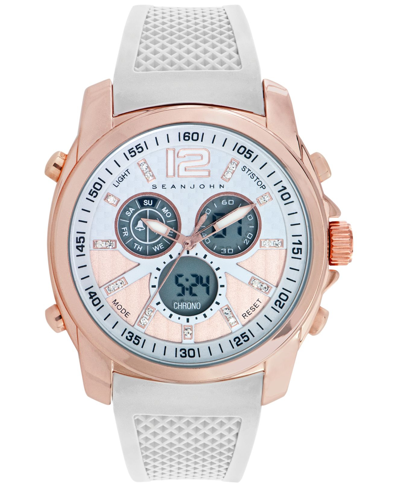 digital watch with second hand