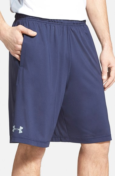 Under armour 'raid' Heatgear Loose-fit Athletic Shorts in Gray for Men ...