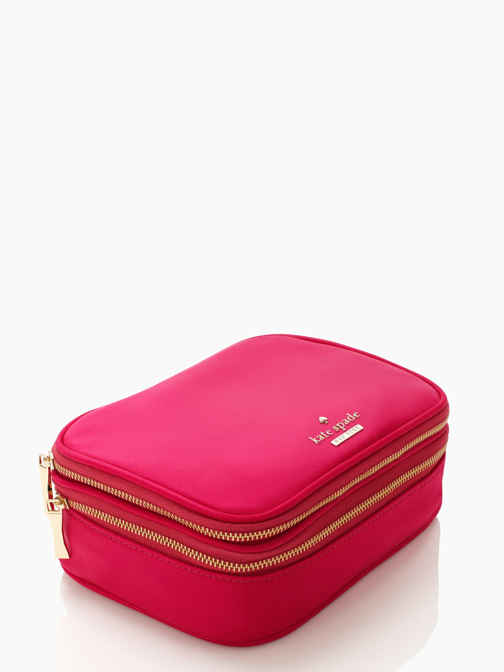 Kate Spade Classic Nylon Travel Jewelry Case in Pink Lyst