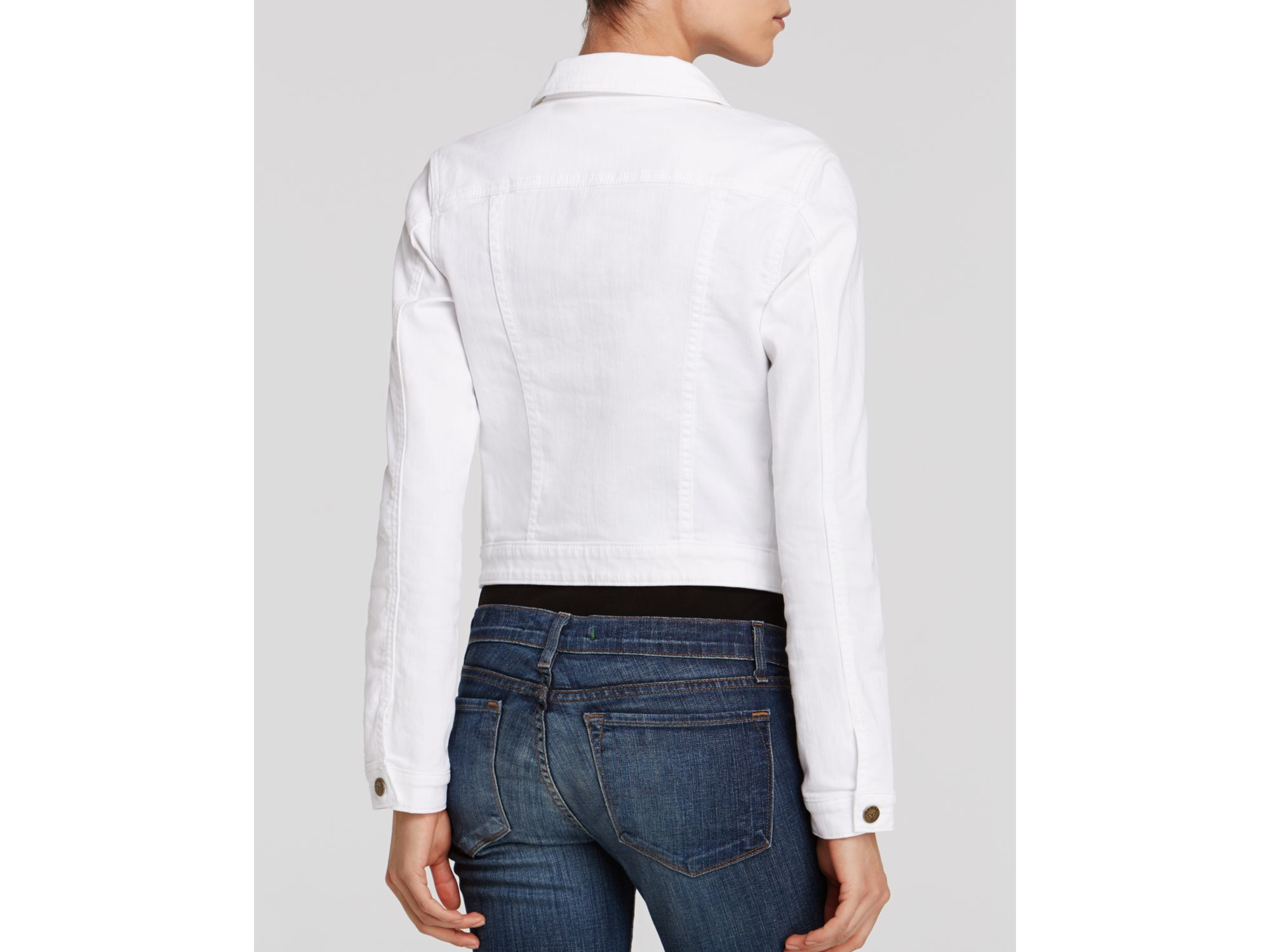 guess white jacket women's