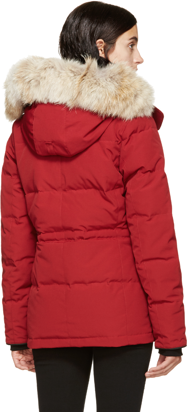 canada goose down jacket red canada goose down jacket red
