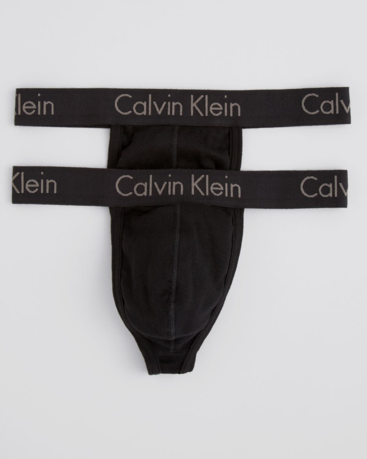Calvin Klein Cotton Body Thong, Pack Of 2 in Black (White) for Men | Lyst