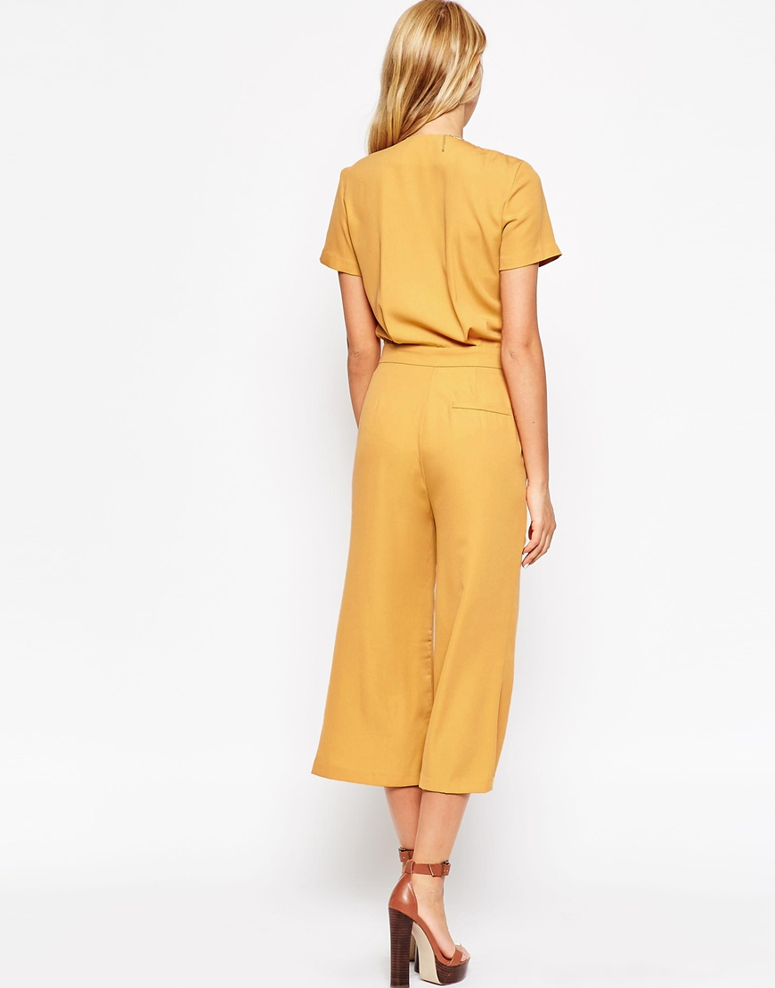 asos mustard jumpsuit