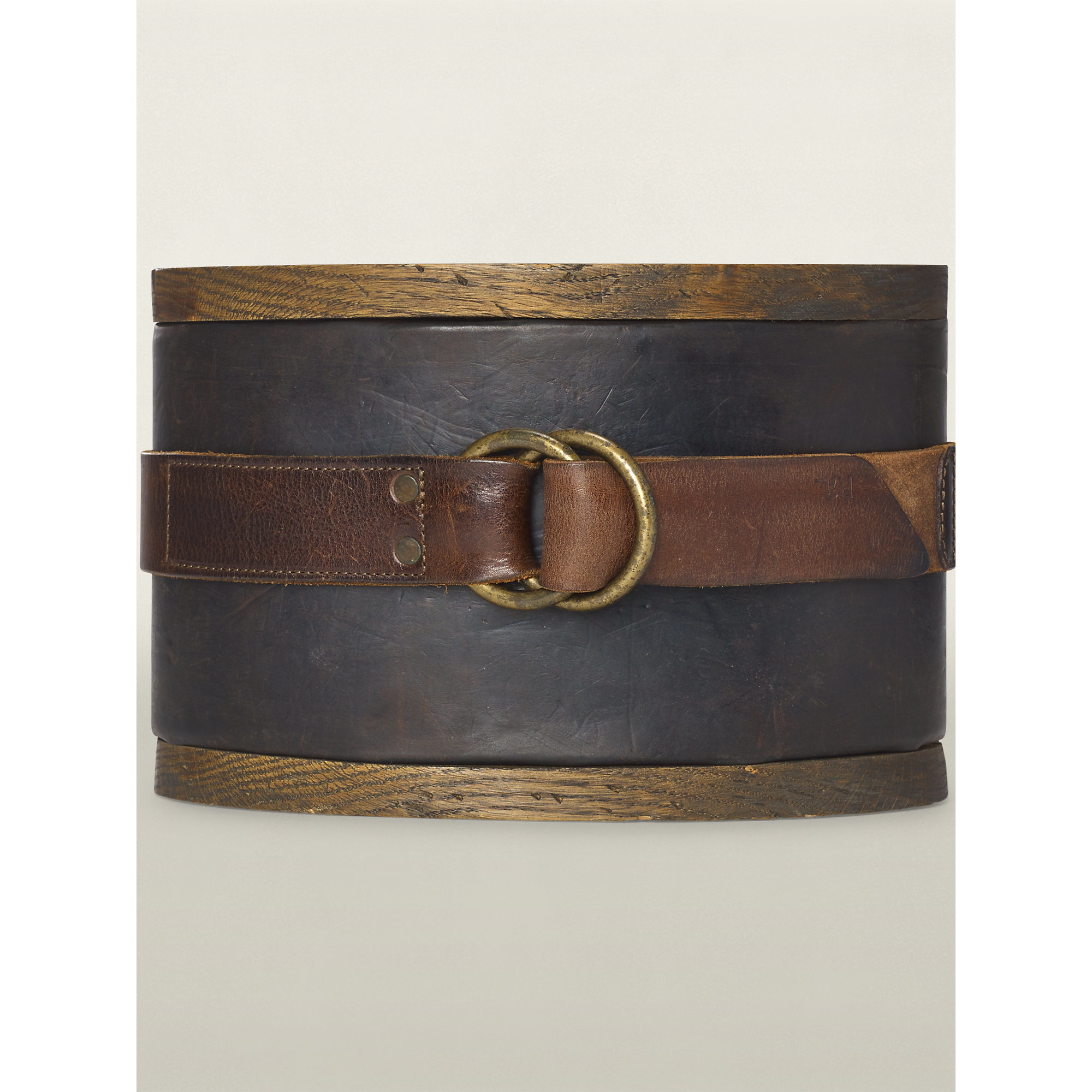 Rrl Double O Ring Leather Belt In Dark Brown Gray Lyst Rrl Double O Ring Leather Belt In Dark Brown Gray Lyst