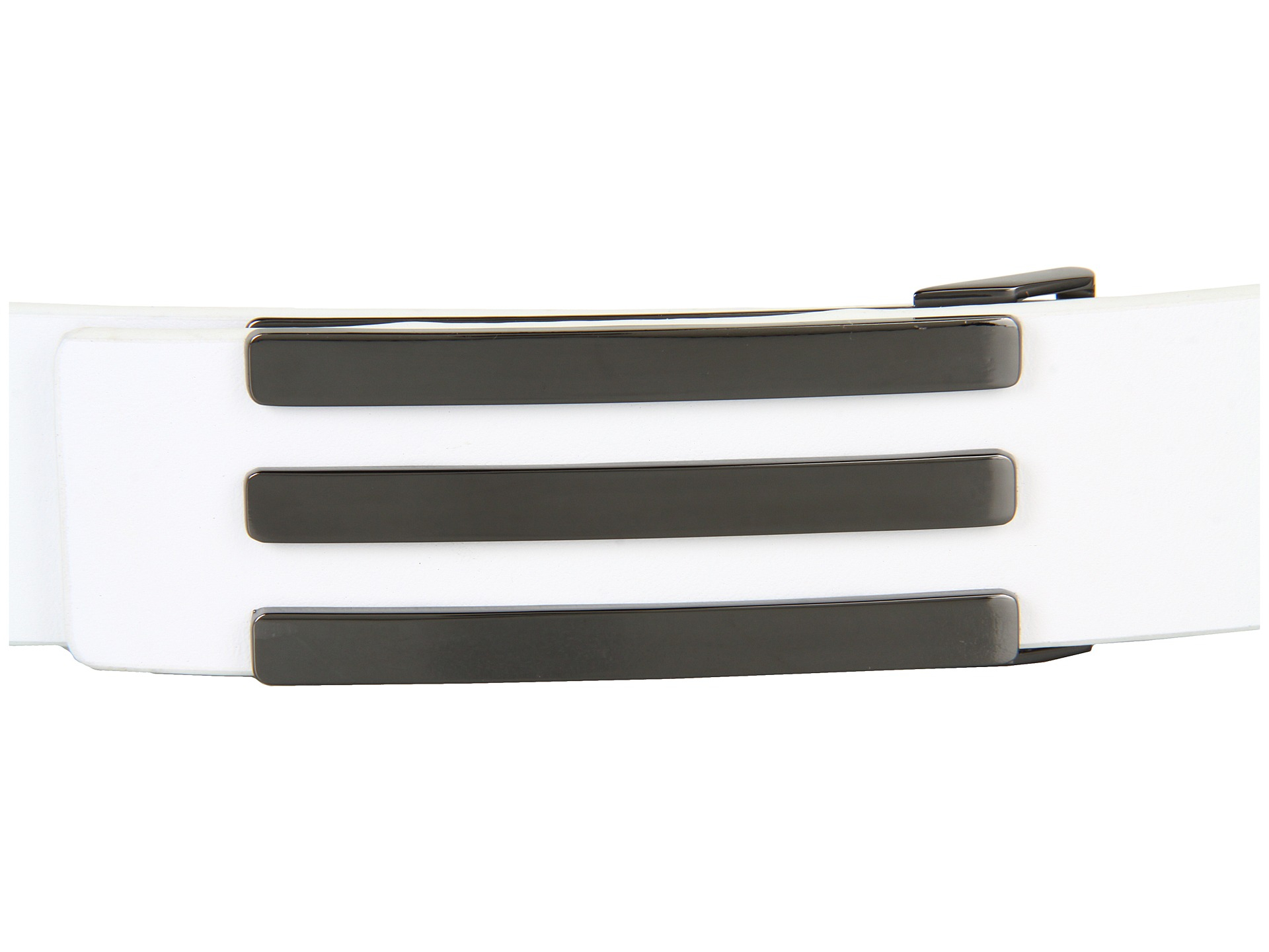 Adidas golf top belt white
