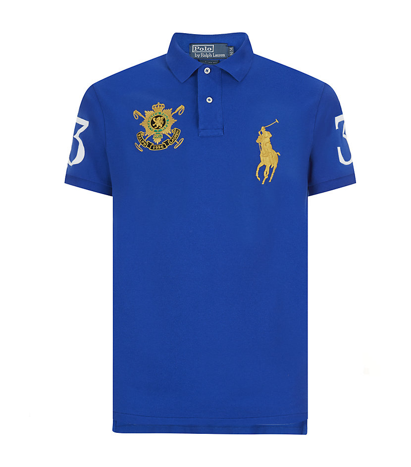 Polo Ralph Lauren Black Watch Team Polo Shirt in Blue for Men (black ...