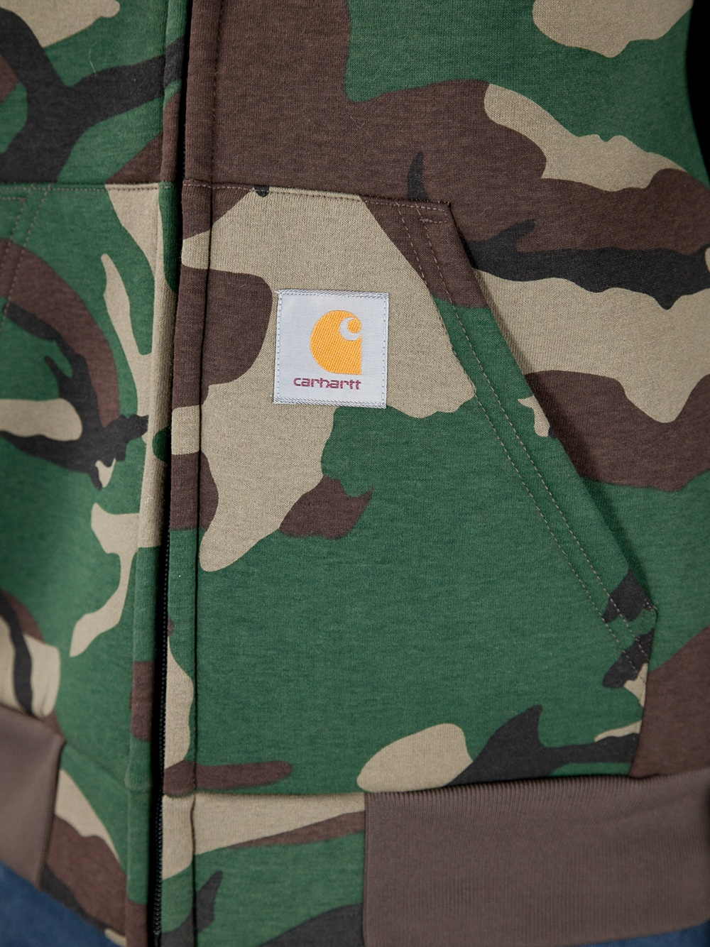 Carhartt Camouflage Hoodie in Green for Men | Lyst