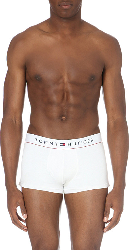 Tommy Hilfiger Flex Cotton Low Rise Trunks For Men Lyst