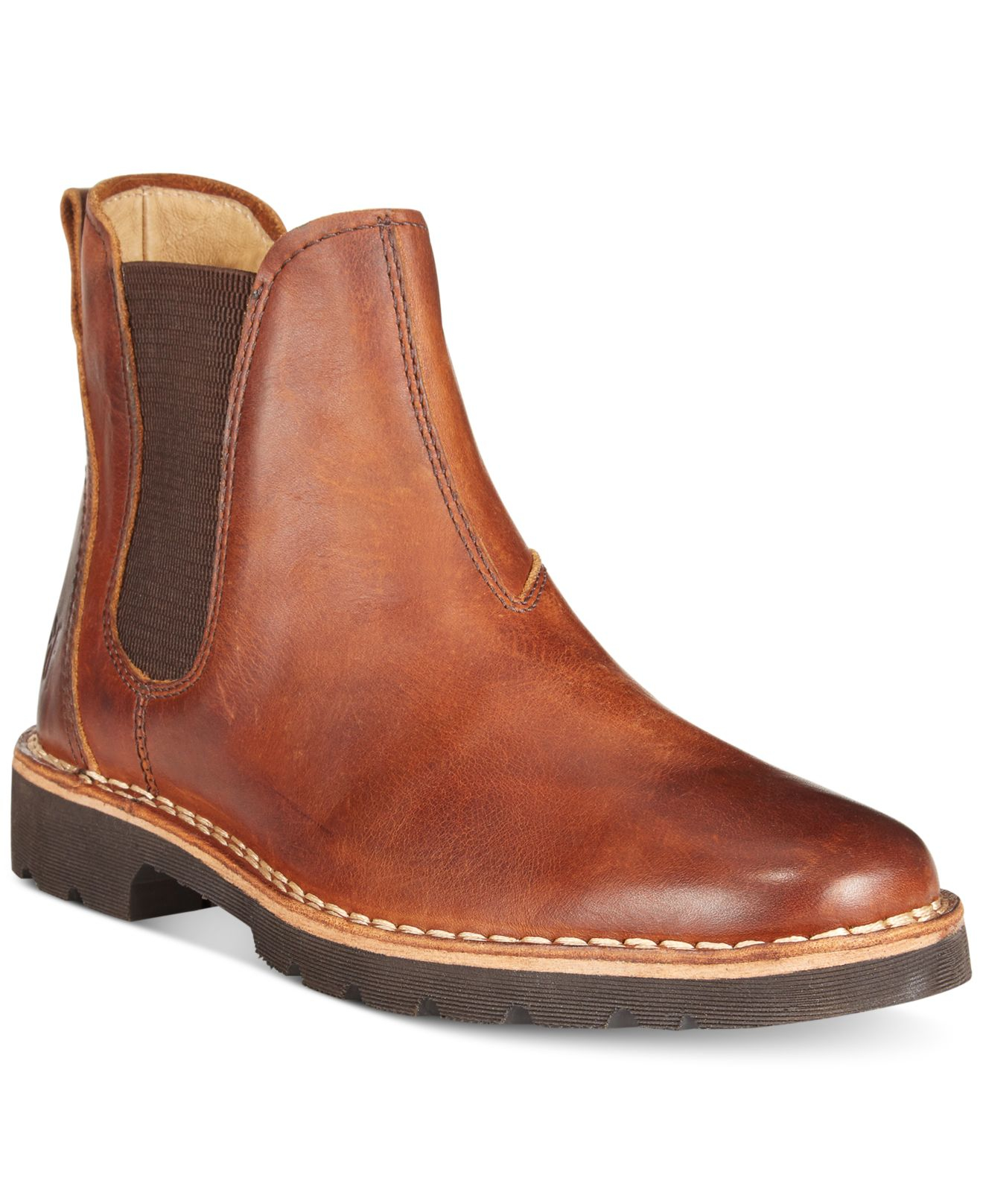 Frye Holden Chelsea Boots in Cognac (Brown) for Men - Lyst