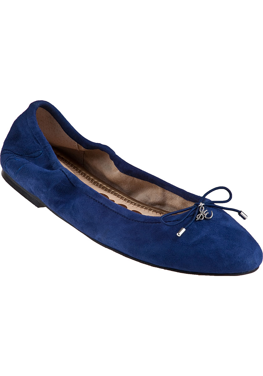 Navy suede hotsell ballet flats