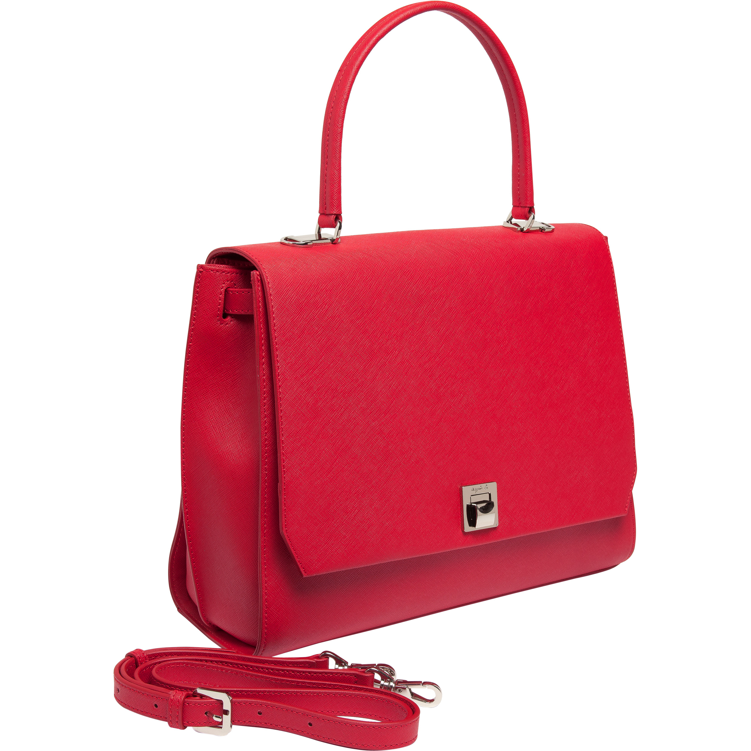 Lyst - Agnès B. Small Red Hand Bag in Red