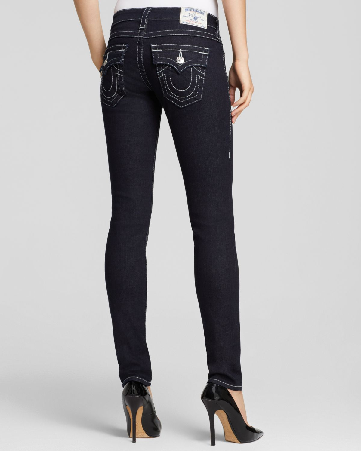 true religion flap pocket skinny jeans