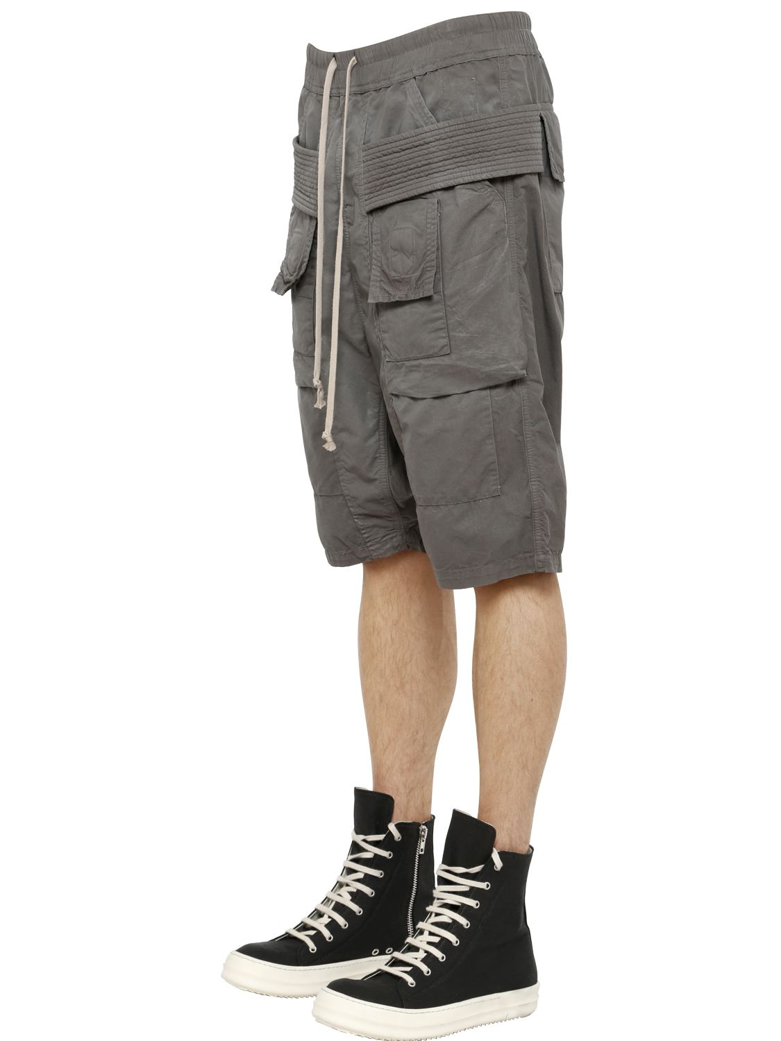 rick owens creatch cargo shorts