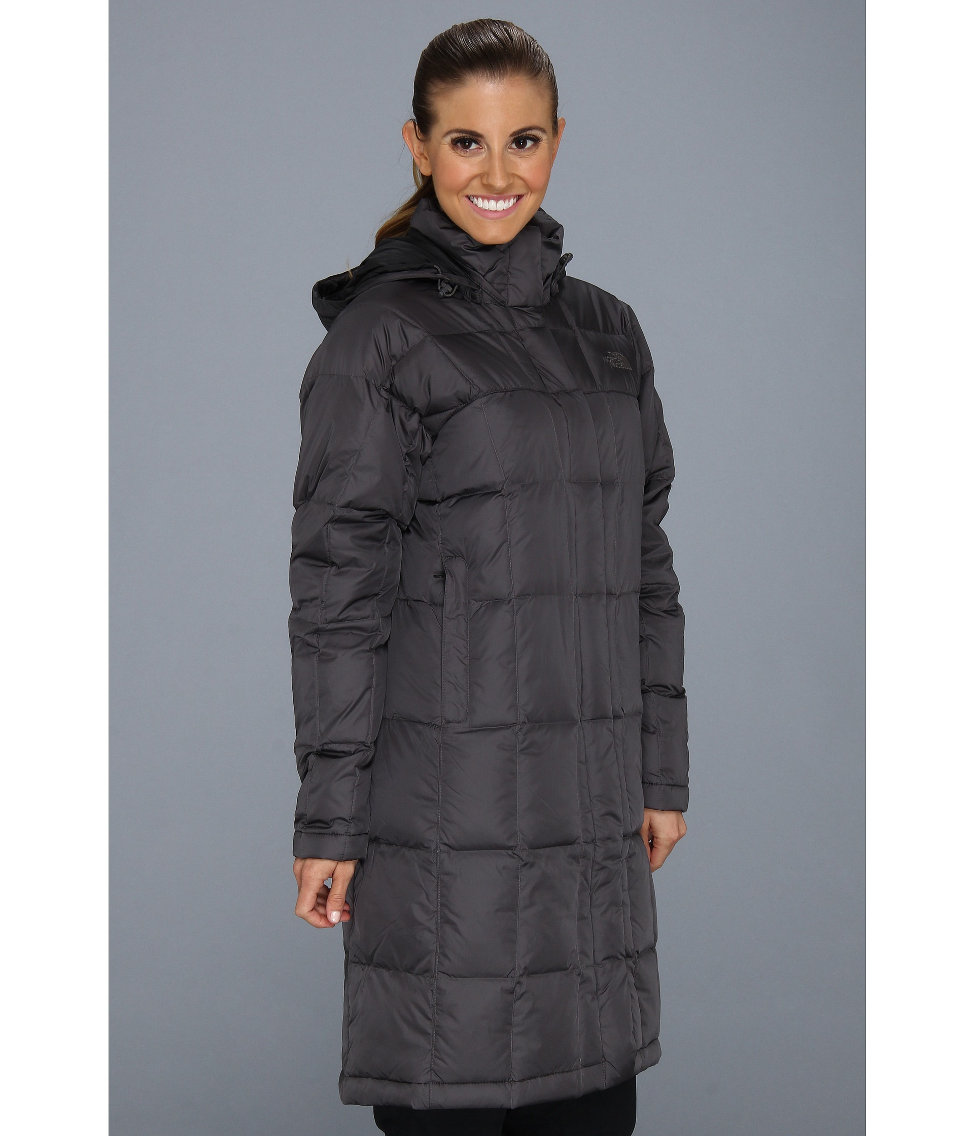 north face metropolis parka graphite grey