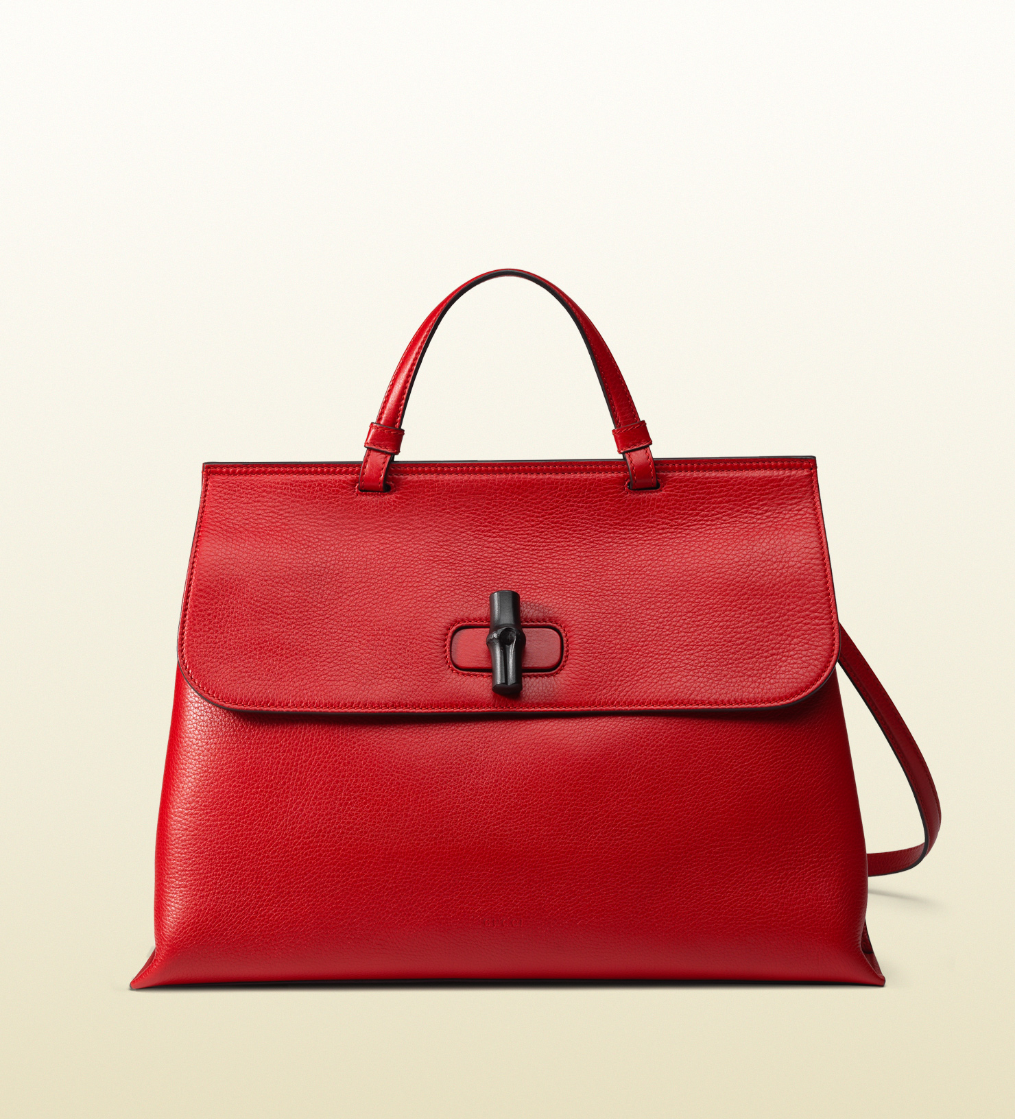 Gucci Bamboo Daily Leather Top Handle Bag in Beige (bamboo) Lyst