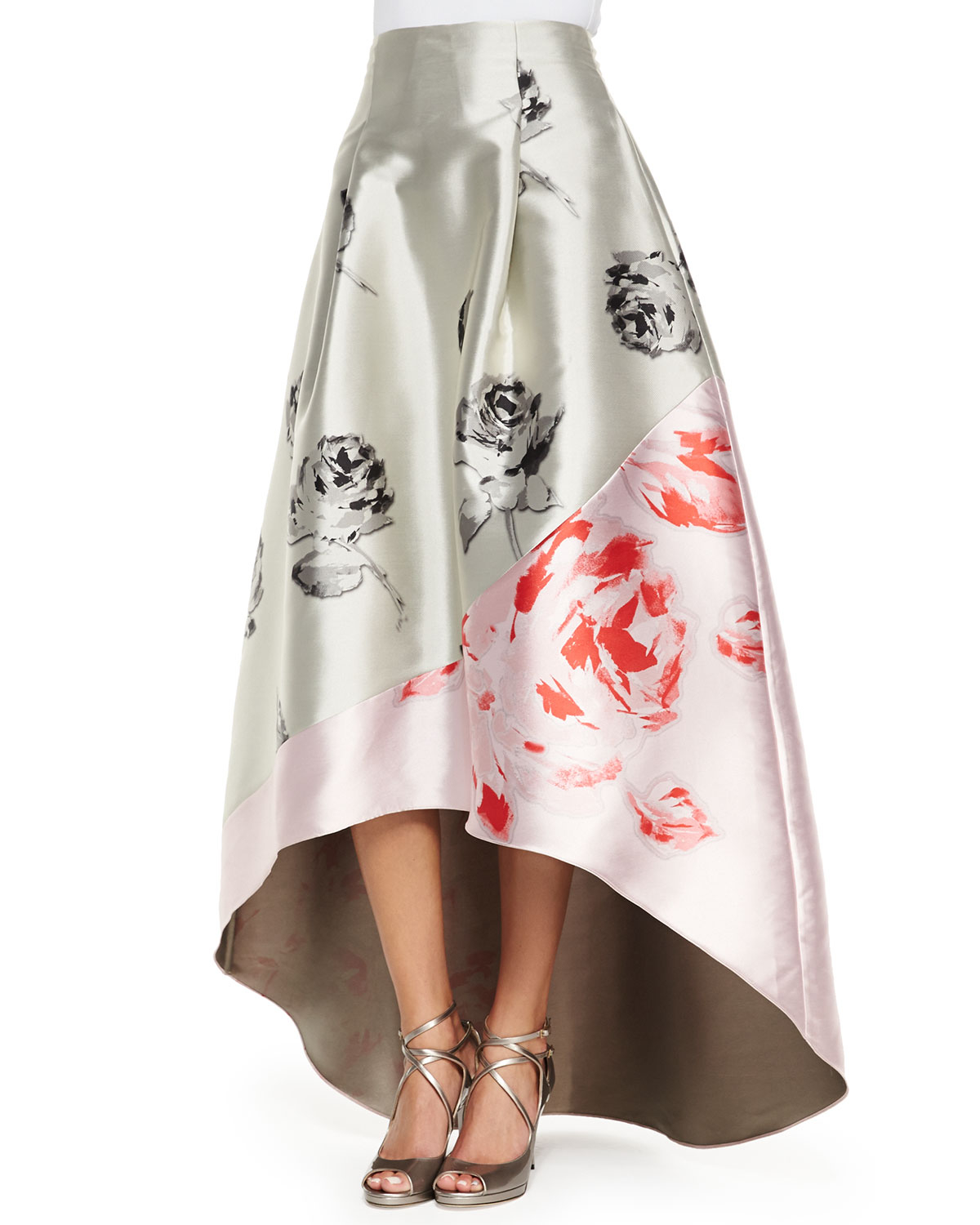Lyst - Sachin & babi Madison High-low Floral Ball Skirt in ...