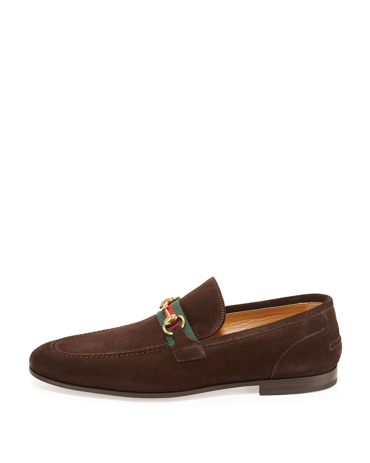 brown gucci loafer