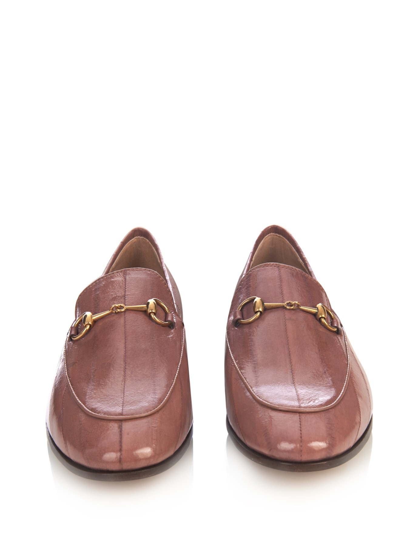 light pink gucci loafers