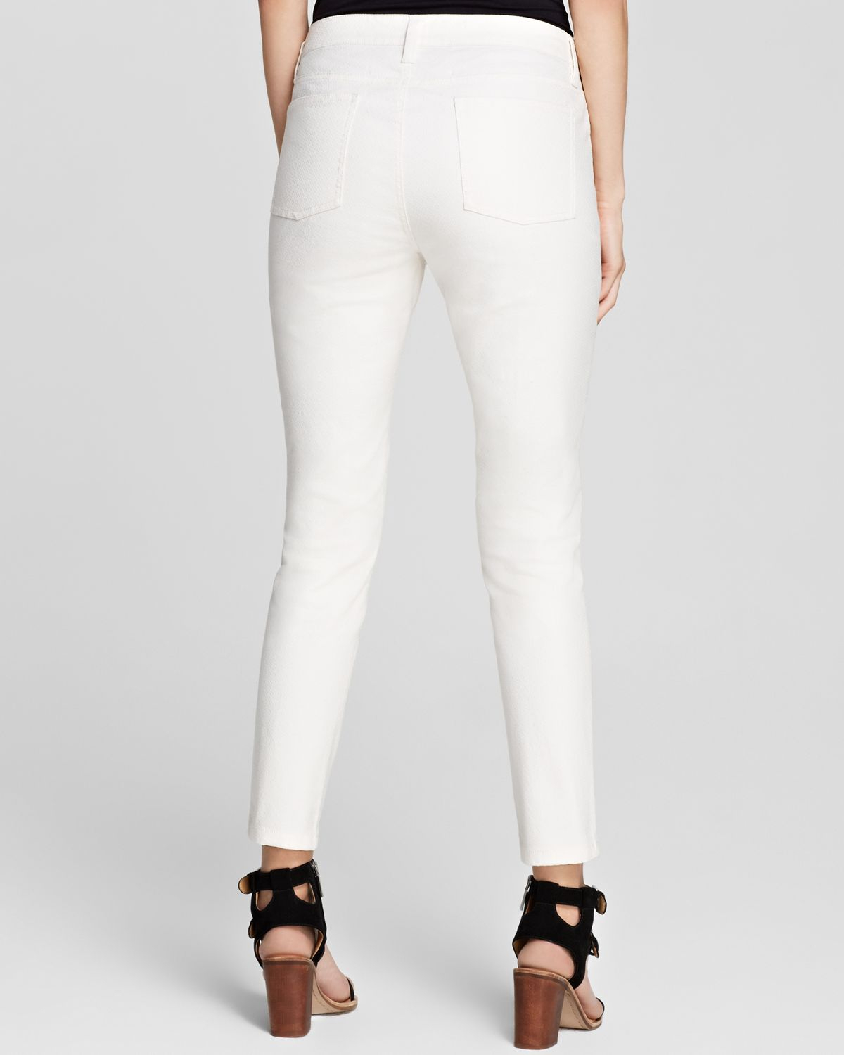 eileen fisher white jeans