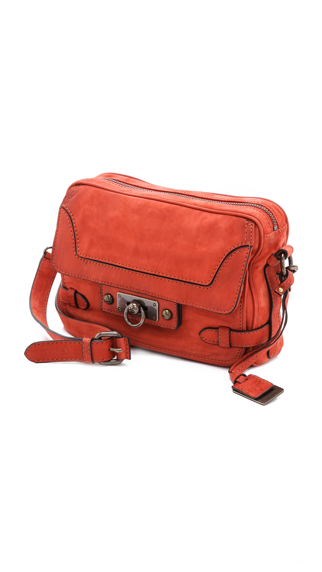 frye leather clutch