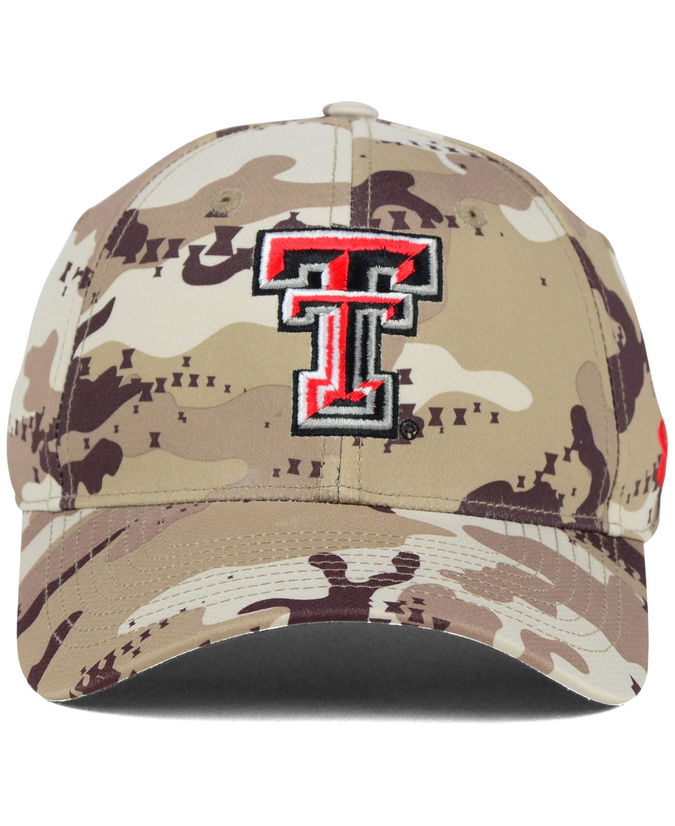Under Armour Texas Tech Red Raiders Camo Stretch Cap in Brown for Men
