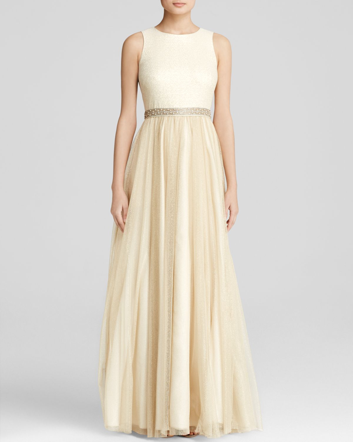 anastasia beaded tulle gown by aidan mattox