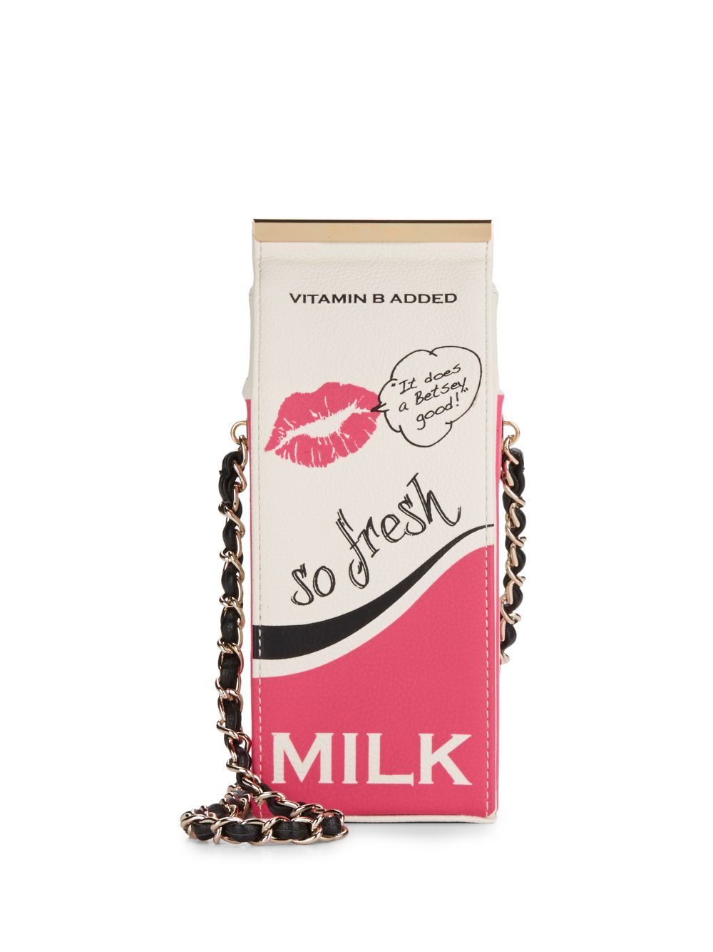 betsey johnson milk carton bag