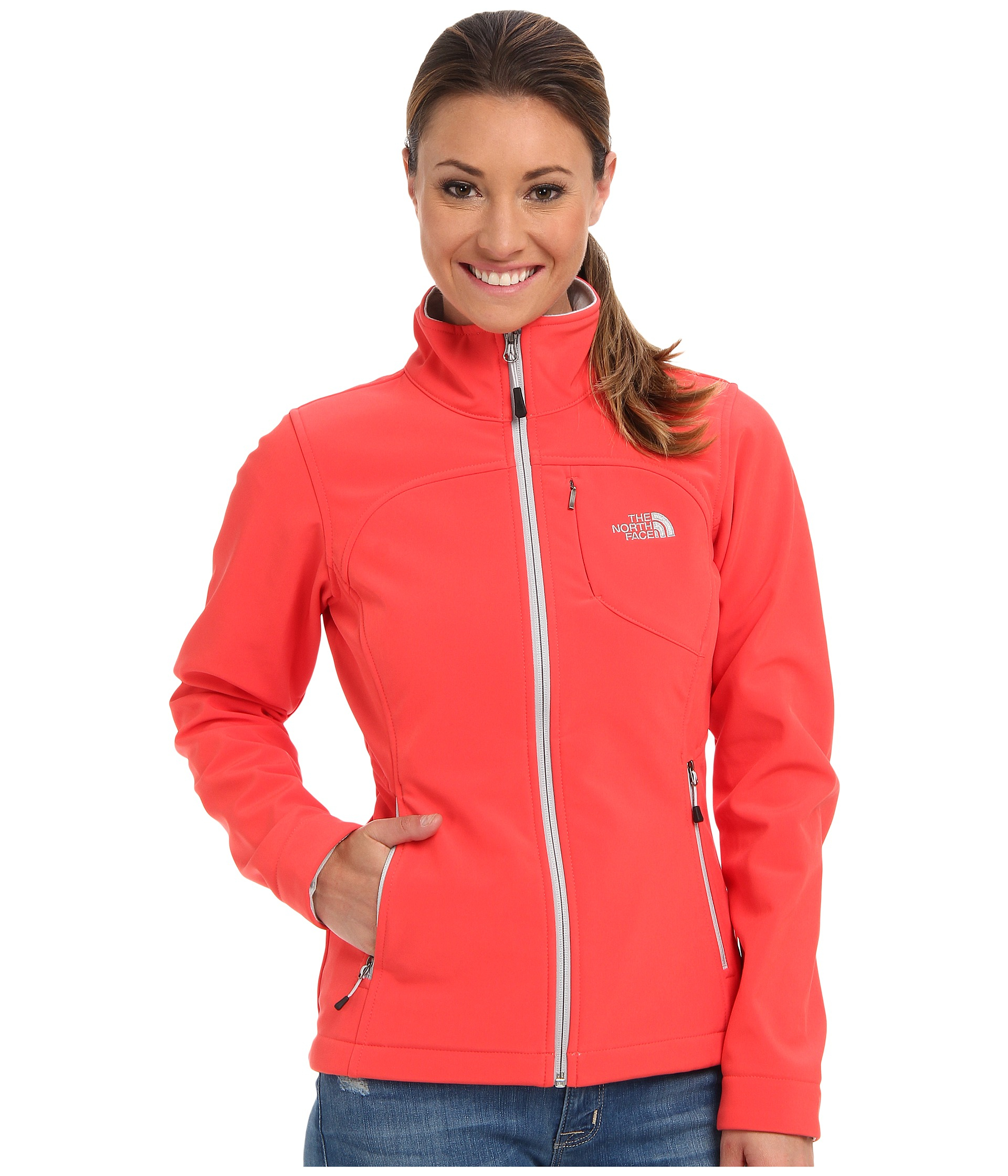 The north face Apex Bionic Jacket in Pink | Lyst