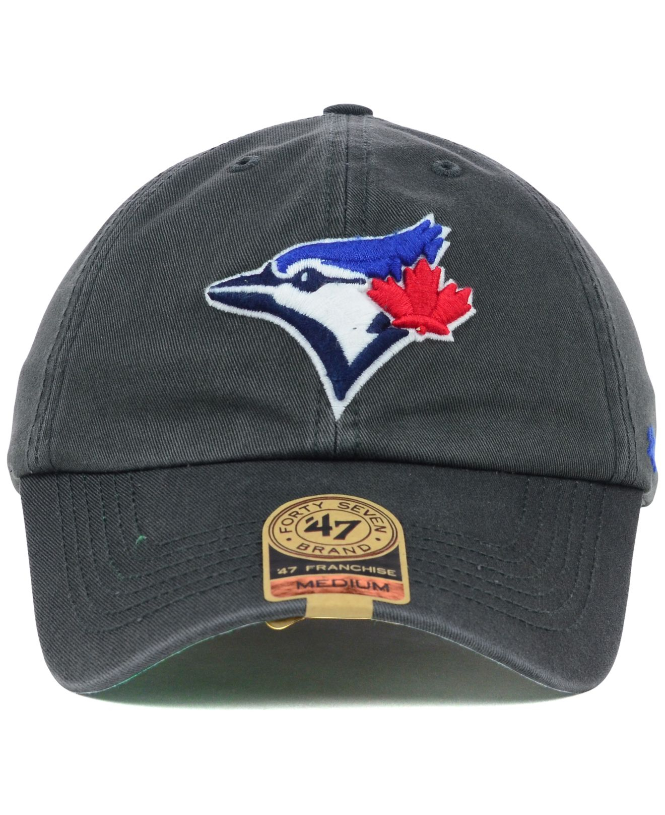 MVP Toronto Blue Jays charcoal 47 Brand Relaxed Fit Cap 