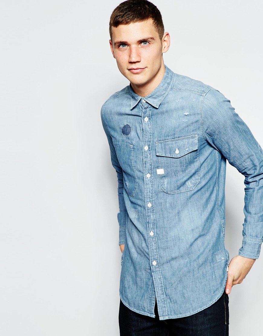 g star raw denim shirts|OFF 62 