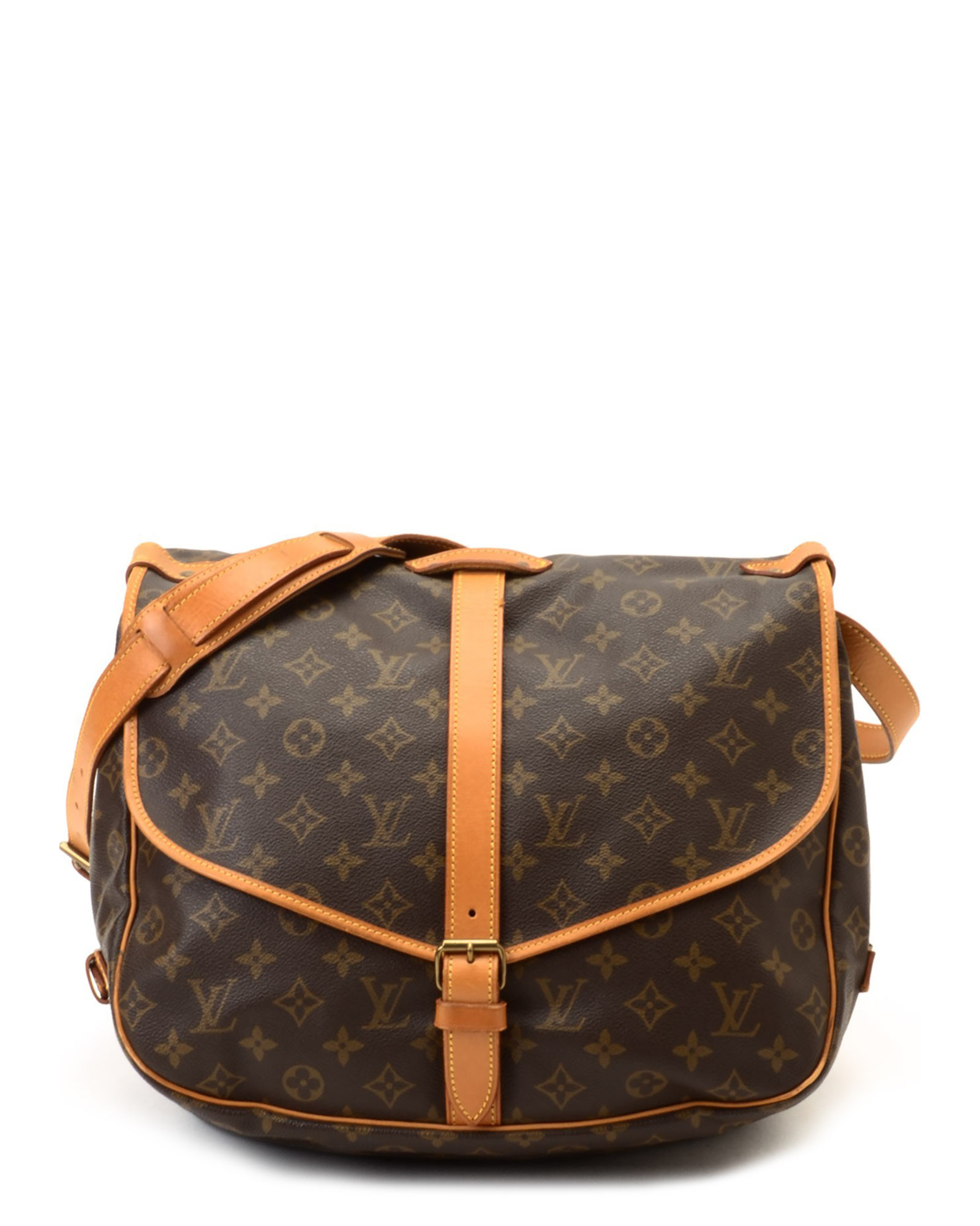 Louis Vuitton Brown Messenger Bag - Vintage for Men - Lyst