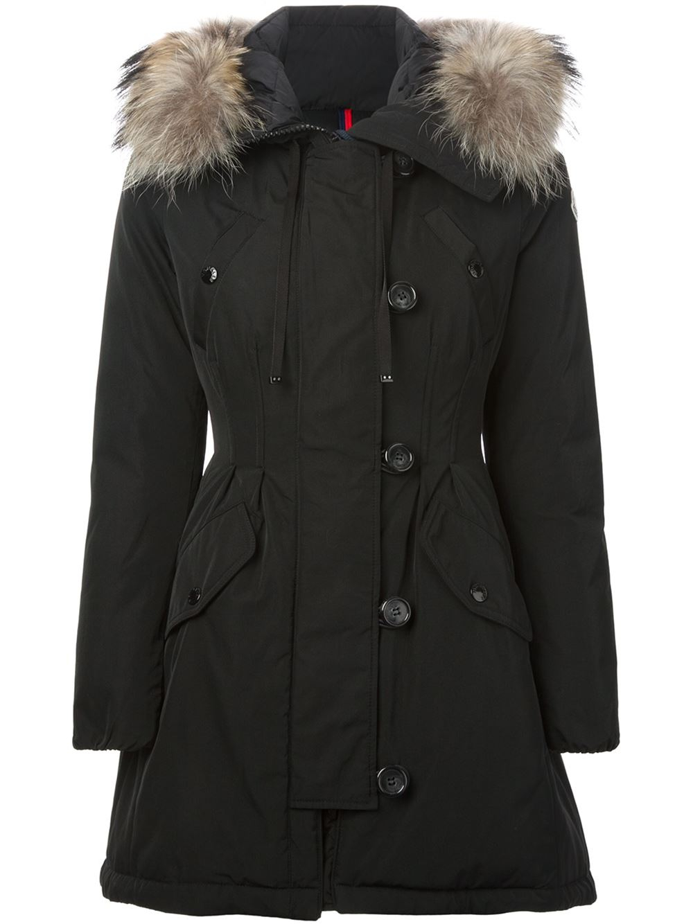 Moncler Arrious Coat in Black - Lyst