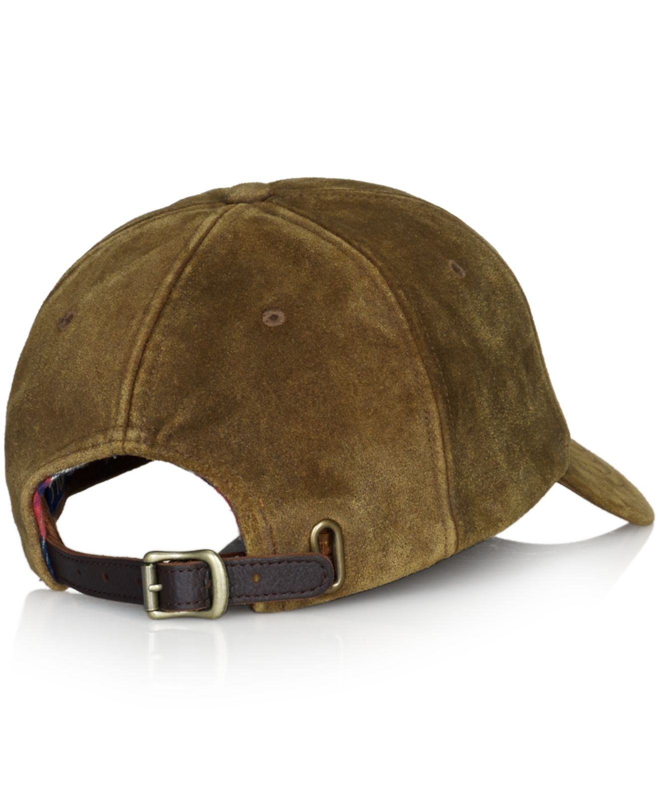 Polo Ralph Lauren Sag Harbor Suede Hat in Brown for Men | Lyst