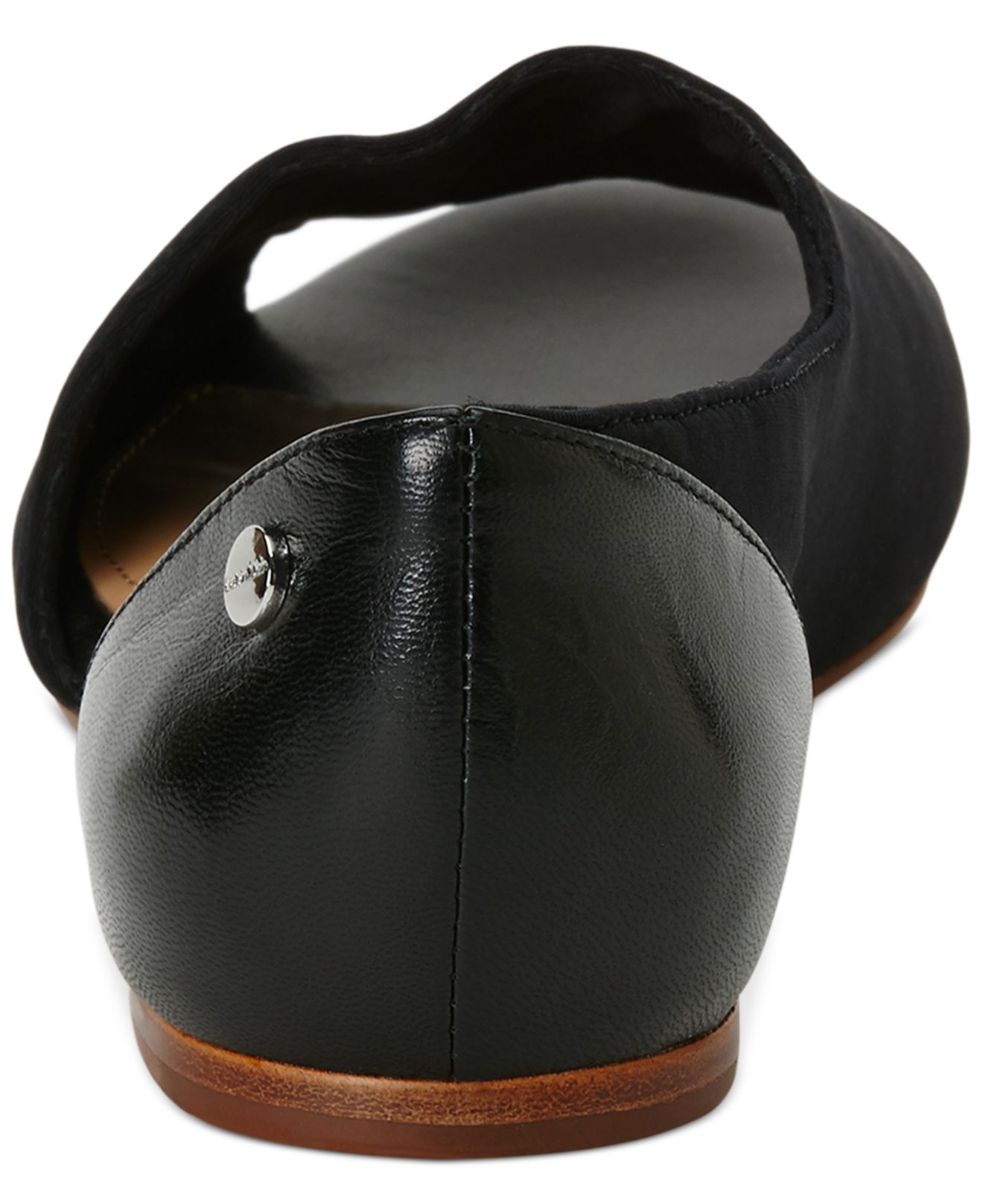 calvin klein black flats