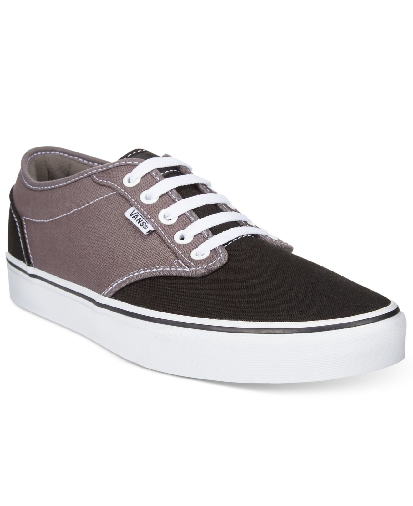 two tone gray vans