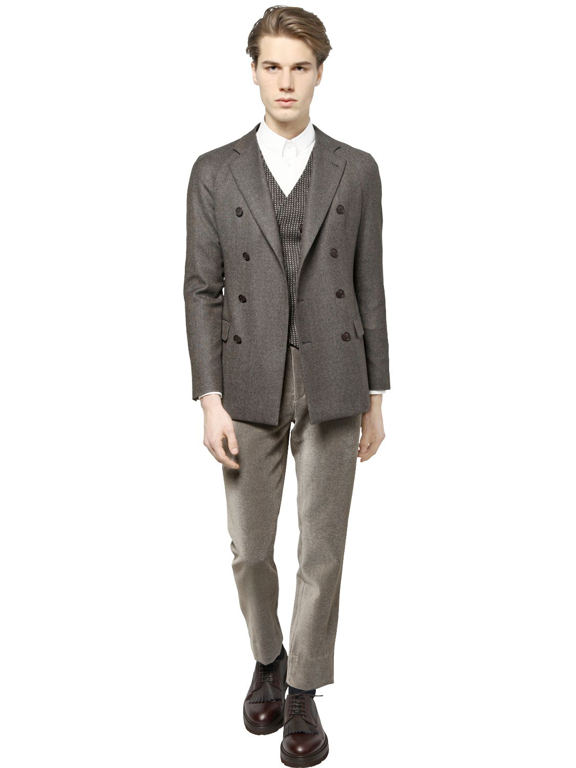 armani tweed suit