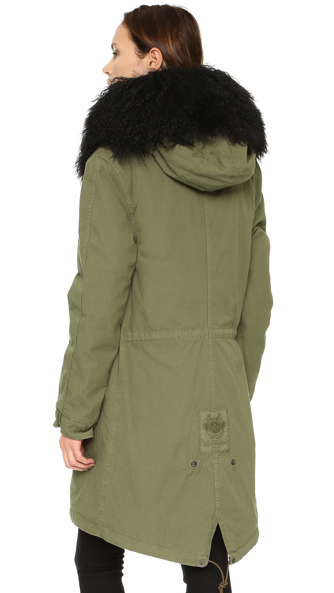 送料無料◆2025新品  Parka Army Italy Mrs & Mr With Lyst | Green in Trim Fur ジャケット・アウター