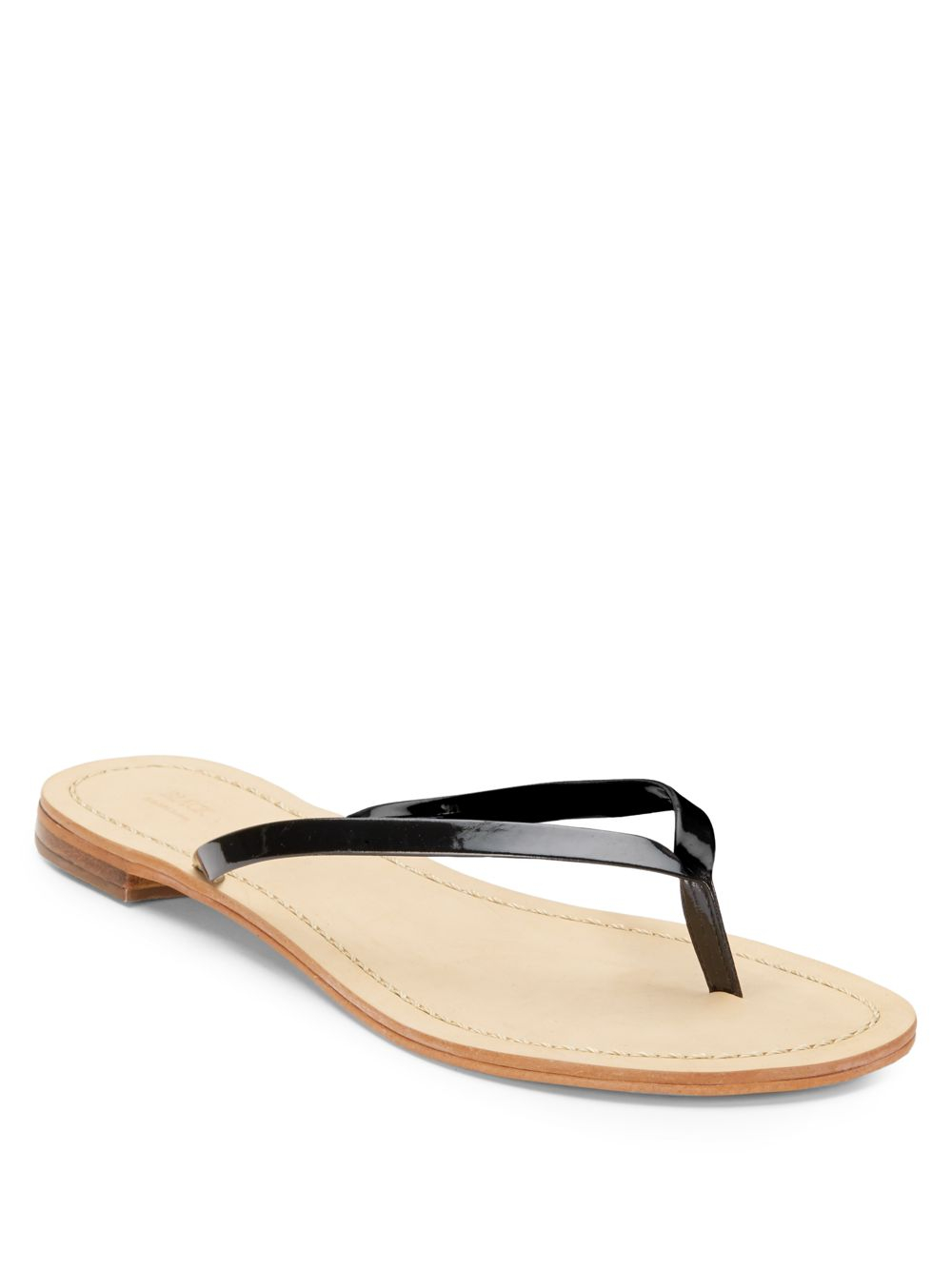Saks fifth avenue Glory Thong Slides in Black for Men - Save 67% | Lyst
