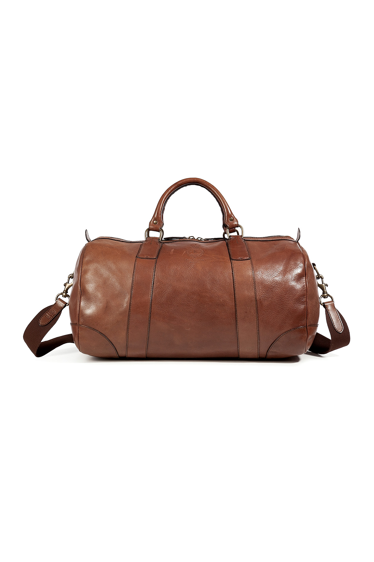 Lyst - Polo Ralph Lauren Leather Overnight Duffle Bag in Brown for Men