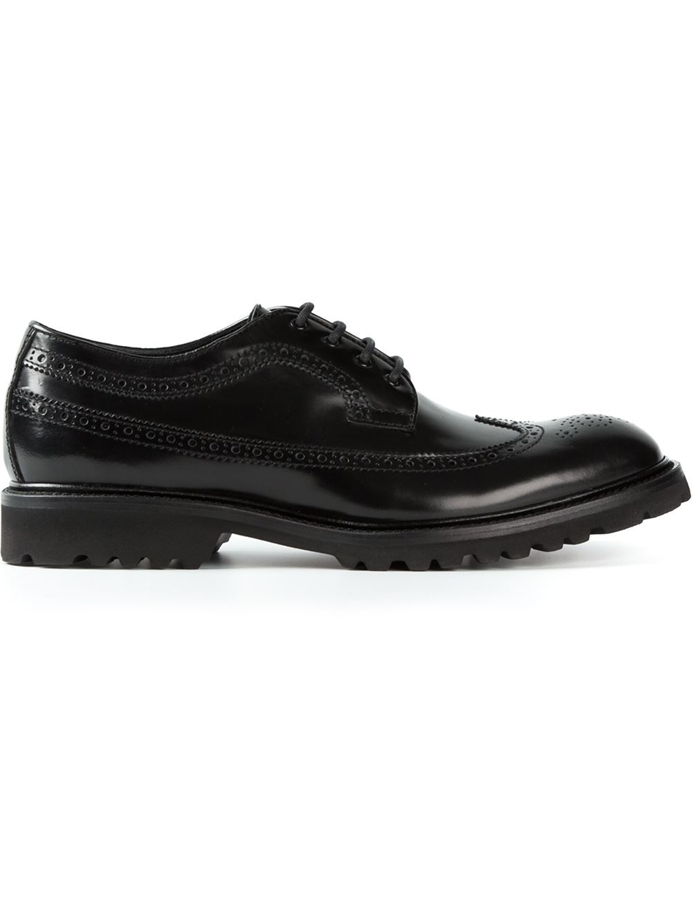 DSquared² Chunky Brogues in Black for Men - Lyst